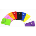 Custom logo silicone rubber business card holder